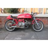 Property of a deceased's estate, c.1972 Aermacchi Racing Motorcycle Frame no. AERDAV350N*252925 E...
