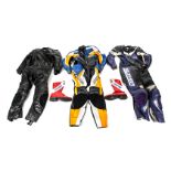 Three sets of one-piece leathers ((4))