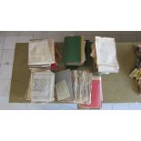 A large quantity of very interesting and historic Morbidelli literature ((Qty))