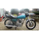 1972 Yamaha 653cc TX650 Frame no. S650-206880 Engine no. S650-212045