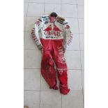 A set of Vallese Racing Motorcycle Leathers