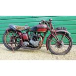 1938 Triumph 498cc Speed Twin Project Frame no. TH 5620 Engine no. 8-5T 11804