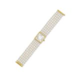 Chanel: cultured pearl watch, 1989