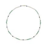 Bulgari: gem-set bead necklace