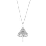 Diamond pendant necklace (2)