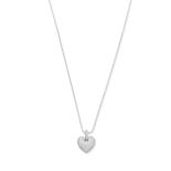 Diamond heart pendant necklace