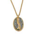 Tamara Comolli: agate pendant, Chopard: chain (2)