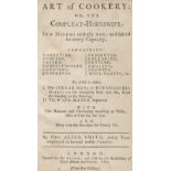 SMITH (ALICE) The Art of Cookery: or, the Compleat-housewife... to which is added, I. The Cellar-...