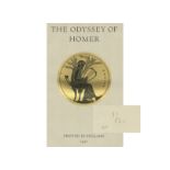 LAWRENCE (T.E.) The Odyssey of Homer, [translated by T.E. Lawrence], LIMITED TO 530 COPIES, AUTHO...