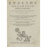 EUCLID Euclide... solo introduttore delle scientie mathemice, Venice, Curzio Troiano, 1565 [1566]