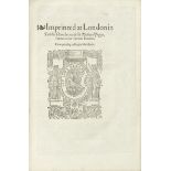 HENRY VIII - ELIZABETH I A Table to al the Statutes [-The Second Volume], 35 works in 2 vol., [va...