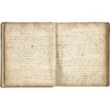 MANUSCRIPT RECIPE BOOK - IRELAND Volume of culinary recipes, titled 'Rosconnel – February 25 1755...