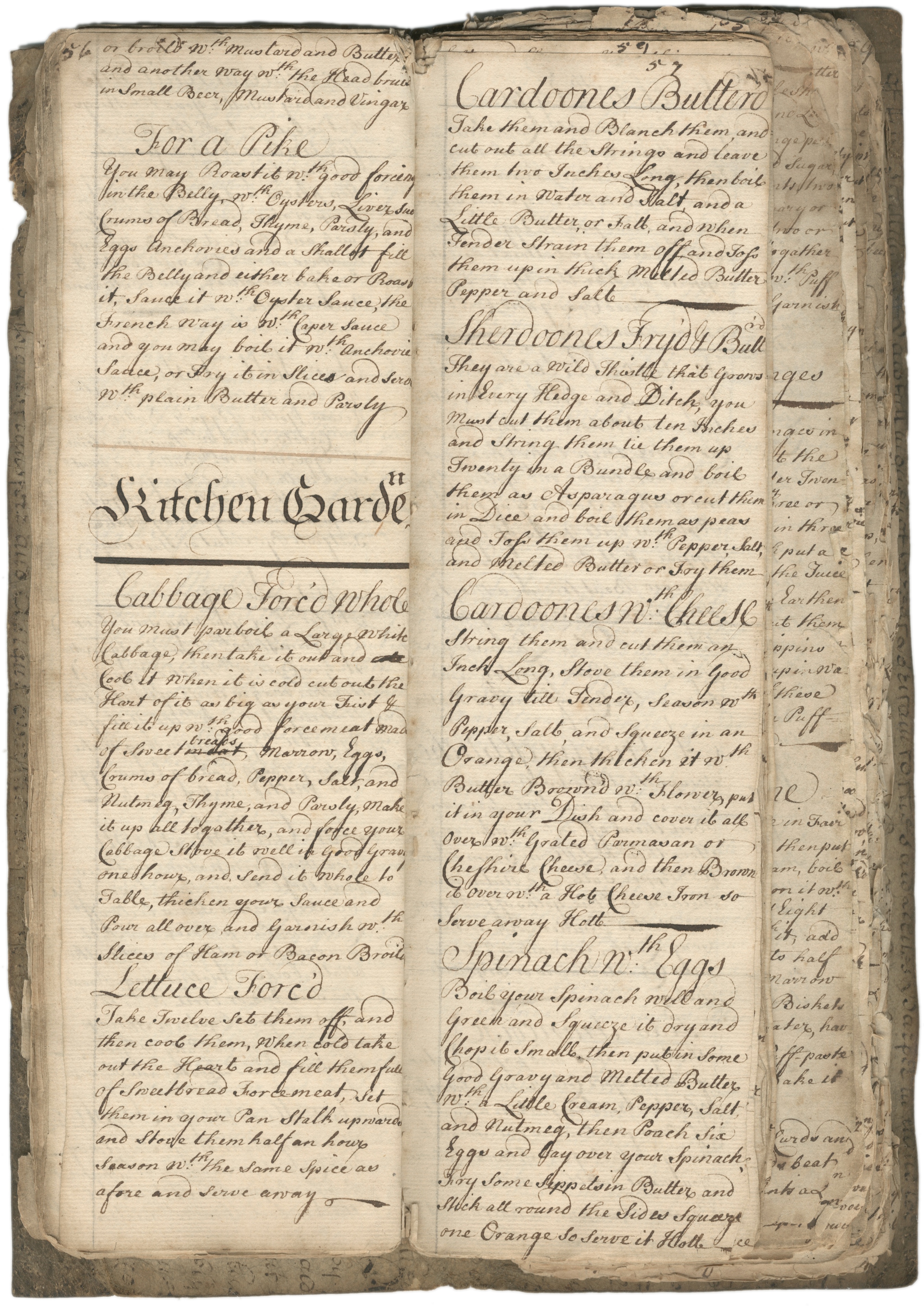 MANUSCRIPT RECIPE BOOK - LONDON Household recipe book, 'Receipts In Cookery', titled in ink on fr...