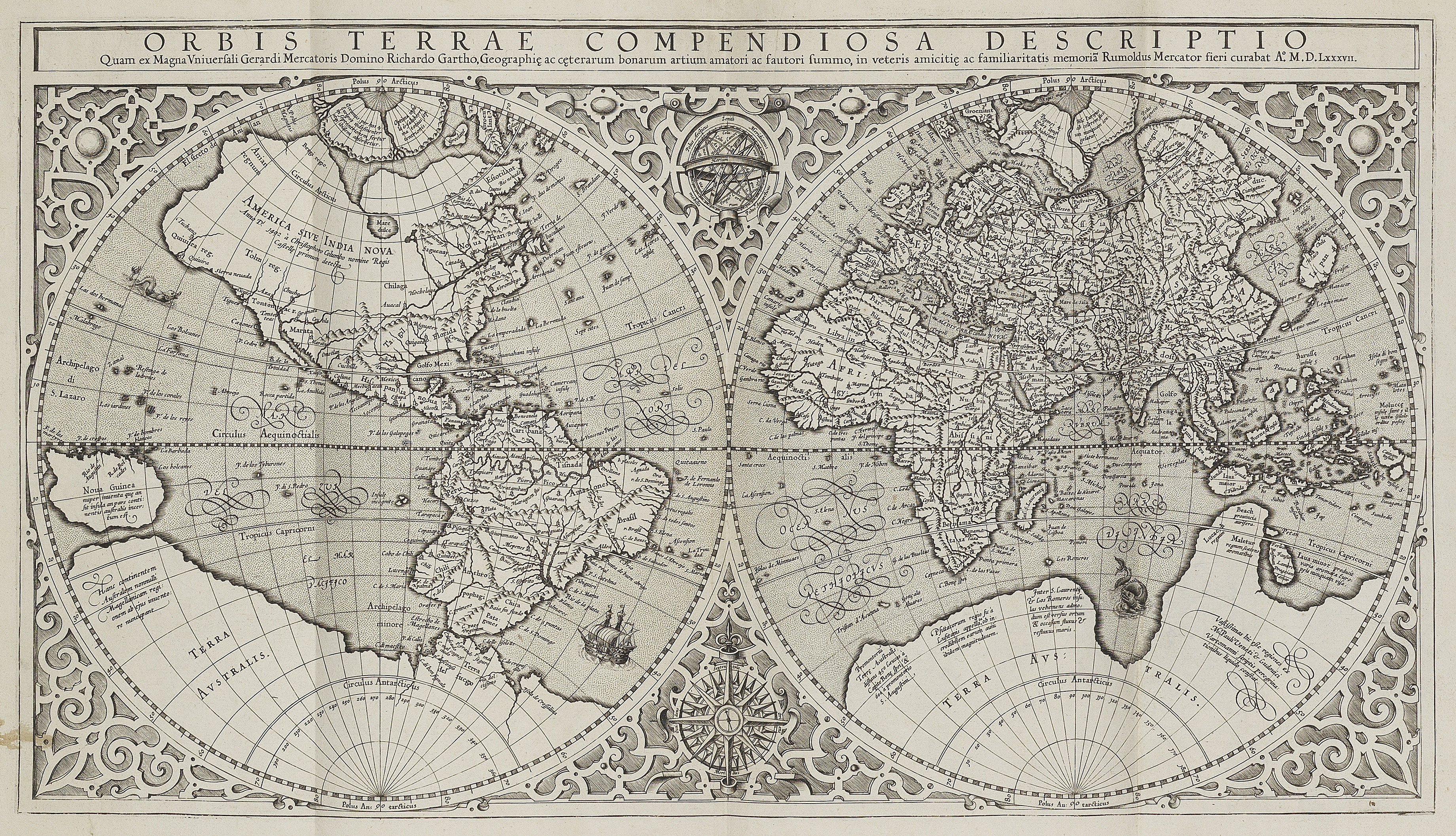 STRABO Strabonis rerum geographicarum libri XVII, FIRST EDITION, Geneva, Eustathius Vignon, 1587