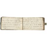 MANUSCRIPT RECIPE BOOK - LANCASHIRE Farmhouse recipe notebook of 'Lena Wadsworth, Catteralls Farm...