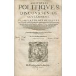ARISTOTLE Politiques, or Discourses of Government, Adam Islip, 1598
