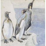 POLAR MARSTON (GEORGE EDWARD) 'King Penguin. Emperor Penguins', [1910s?]