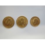 Sovereigns and Half Sovereign,