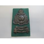 Indian Army, 27th Punjabis Officer's Pouch Belt Plate & Honour Scrolls 1911-1922,