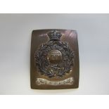 Indian Army, 17th Madras Native Infantry Officer's Shoulder Belt Plate c1826-1855,