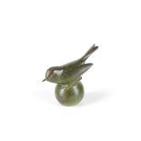 Geoffrey Dashwood (British, born 1947) Goldcrest 8cm (3 1/8in) high