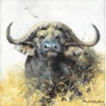 David Shepherd C.B.E. (British, 1931-2017) Water Buffalo