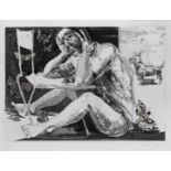 Dame Paula Rego R.A. (British, born 1935) Melancholia (or Moths) Etching and aquatint with hand-c...