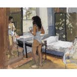 Ken Howard R.A. (British, born 1932) Model Dressing