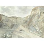 Edward Bawden R.A. (British, 1903-1989) Quarry in Wales