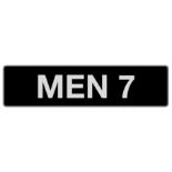 Vehicle Registration Number 'MEN 7' held on retention V778