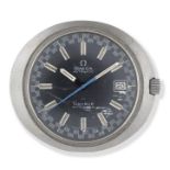 Omega. A stainless steel automatic calendar watch with racing dial Dynamic, Circa 1970