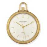 International Watch Company. An 18K gold keyless wind open face pocket watch retailed by Beyer Ci...