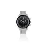 Omega. A stainless steel manual wind chronograph bracelet watch Speedmaster, Ref: ST 105.003-65,...