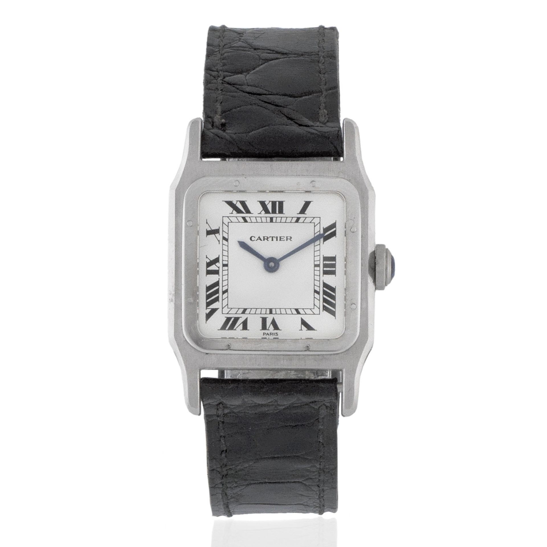 Cartier. A lady's 18K white gold manual wind wristwatch Pantheré, Circa 2010