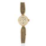 Omega. A lady's 18K gold manual wind bracelet watch Ref: 7112, Circa 1961