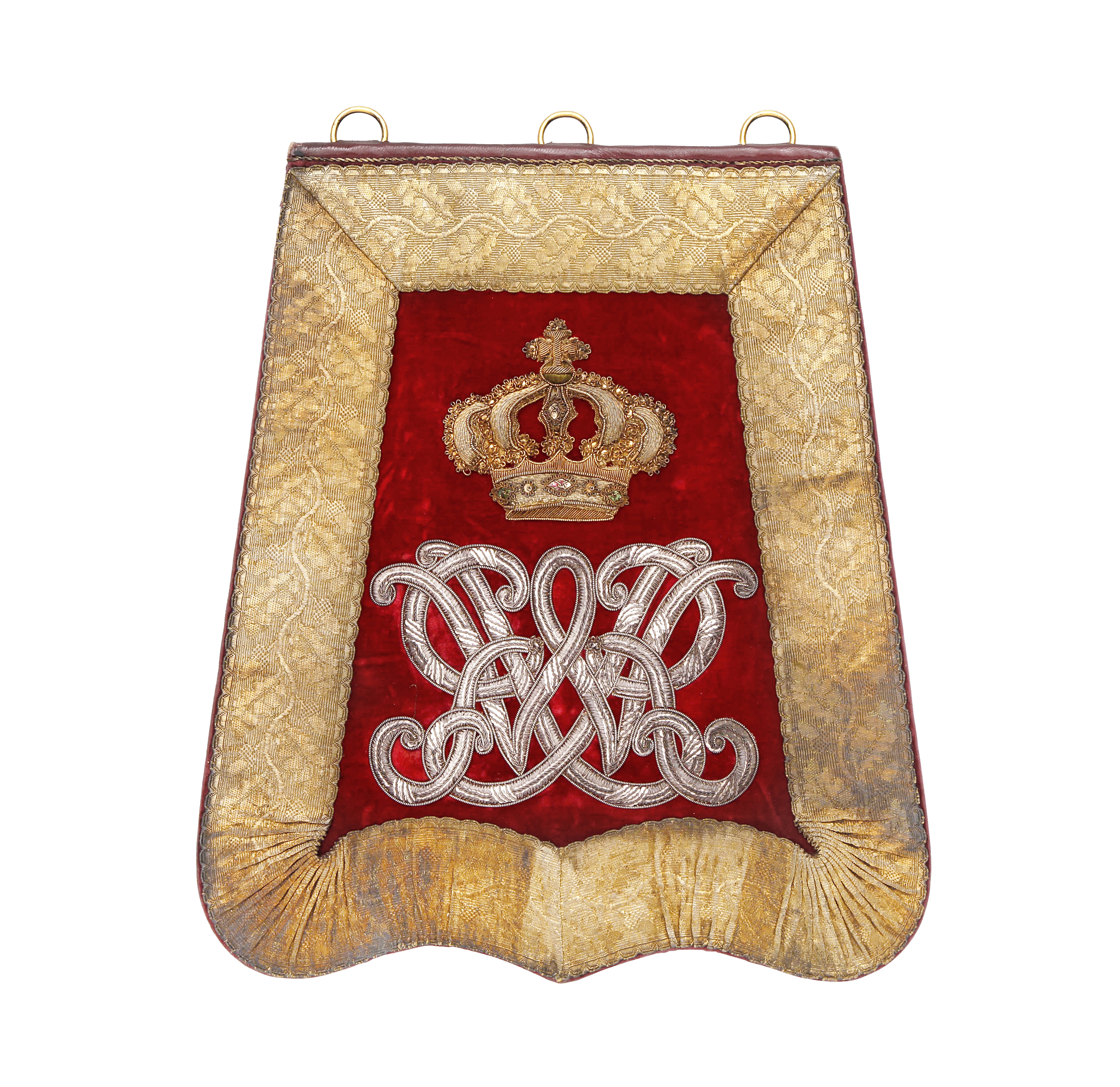 A Very Fine Officer's Full Dress Sabretache To The Surrey Yeomanry