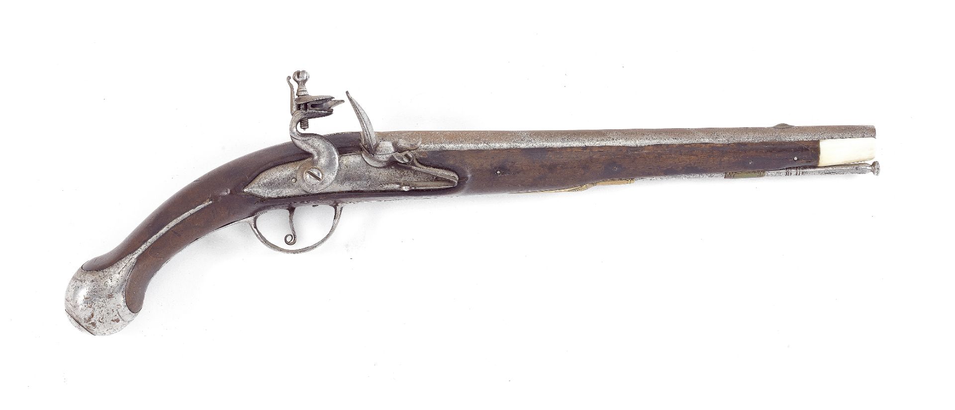 A Turkish Flintlock 16-Bore Holster Pistol