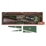 A Very Fine Cased .450 (52-Bore) Percussion Whitworth Patent Sporting And Target Rifle