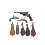 A 54-Bore Percussion Beaumont-Adams Patent Double-Action Five-Shot Revolver, A Flintlock Box-Lock...