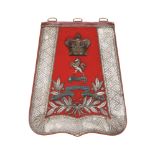 An Officer's Full Dress Sabretache To The West Kent Yeomanry Cavalry