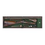 A Fine Cased .500 Percussion Presentation Sporting Rifle