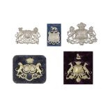 A Group Of Silvered And Brass Carriage Badges (5)