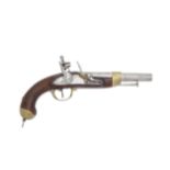 A Continental 15-Bore Flintlock Military Pistol