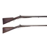 An 8-Bore Percussion D.B. Sporting Gun, And Another Of 18-Bore (2)
