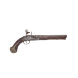 A 20-Bore Flintlock Brass-Mounted Pistol