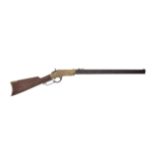 A Rare .44 Rim-Fire Henry Early Brass Frame Model Repeating Rifle