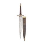 A Fine English Plug Bayonet With Fire-Gilt Mounts