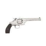 A .32-44 (S&W) Smith & Wesson New Model No. 3 Single-Action Six-Shot Revolver