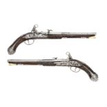 A Fine Pair Of Tusco-Emilian 38-Bore Snaphaunce Belt Pistols (2)