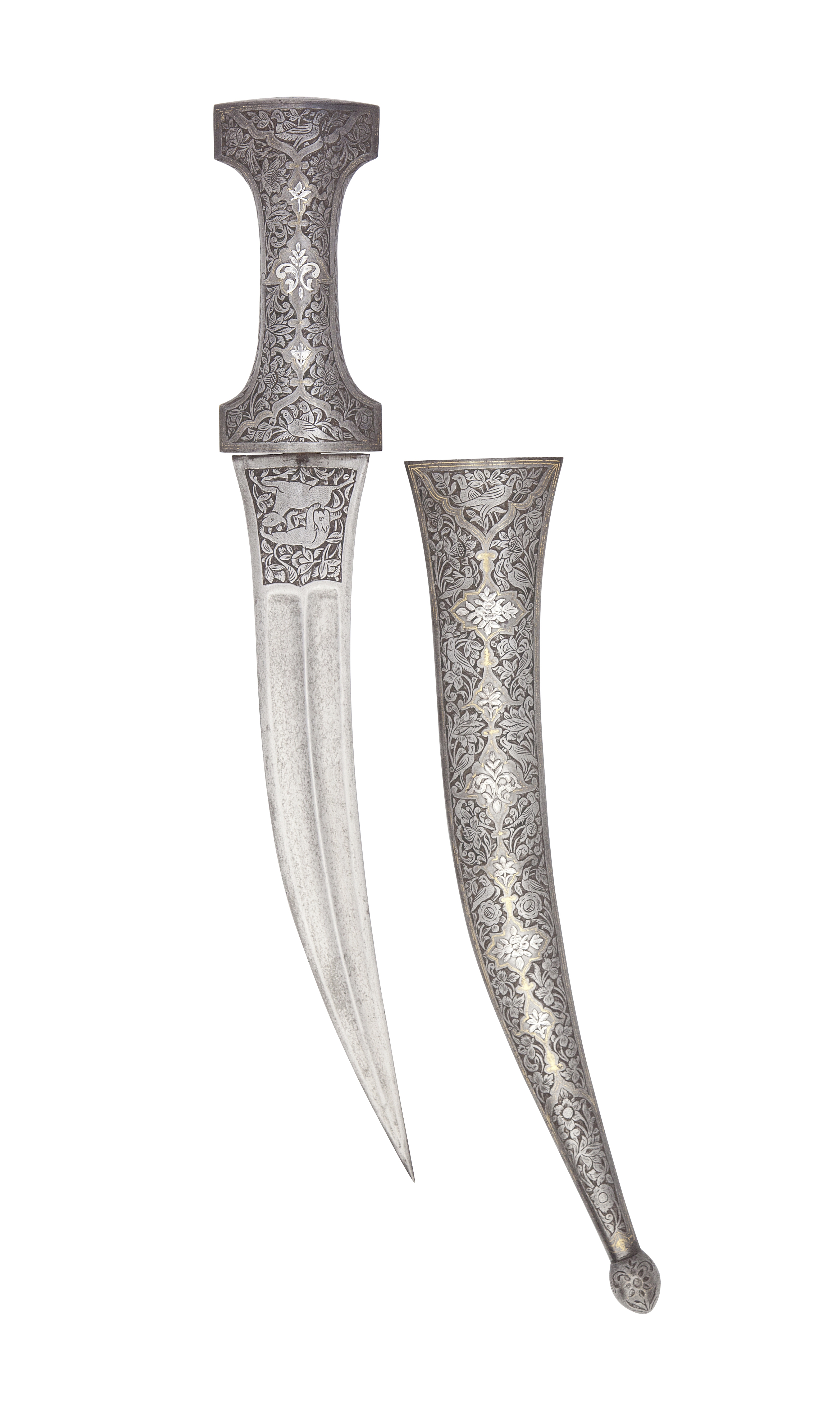 A Persian All-Metal Jambiya